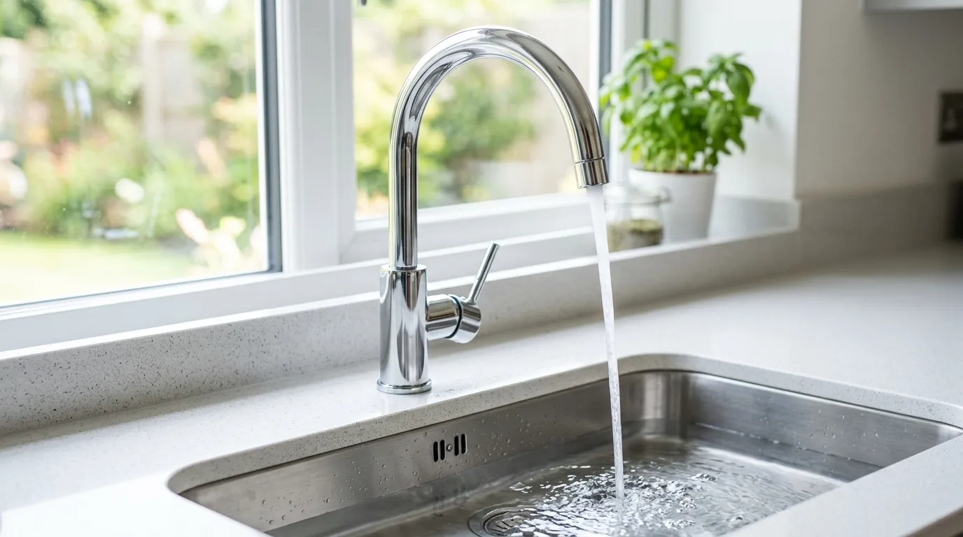 Local Plumbing Master Pros same day plumber fixing a faucet in Anoka, MN